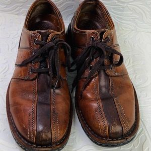 Clark’s men’s two Tone Leather Lace Up Loafers 9m